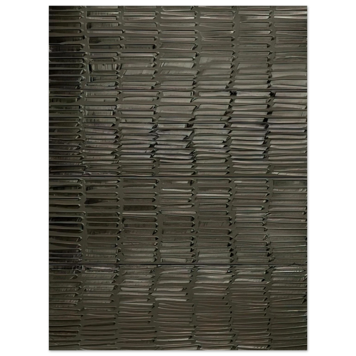 Pierre Soulages - Peinture 324 x 181 cm, 19 février 2009 Polyptyque - 2009 75x100 cm / 30x40inches Fine Art Poster