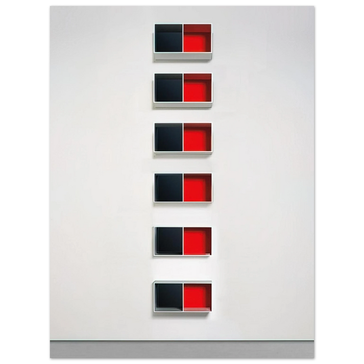 Donald Judd - Untitled Menziken 88-16 - 1988 75x100 cm / 30x40inches Fine Art Poster