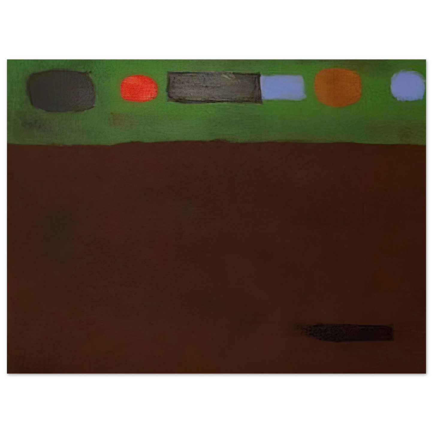 Adolph Gottlieb - Mood - 1967 75x100 cm / 30x40inches Fine Art Poster