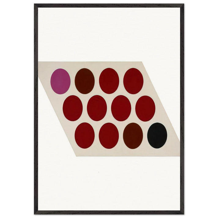 Untitled - 1965 N7 - Thomas Downing 70x100 cm / 28x40 inches Framed Art Print – Black Wooden Frame