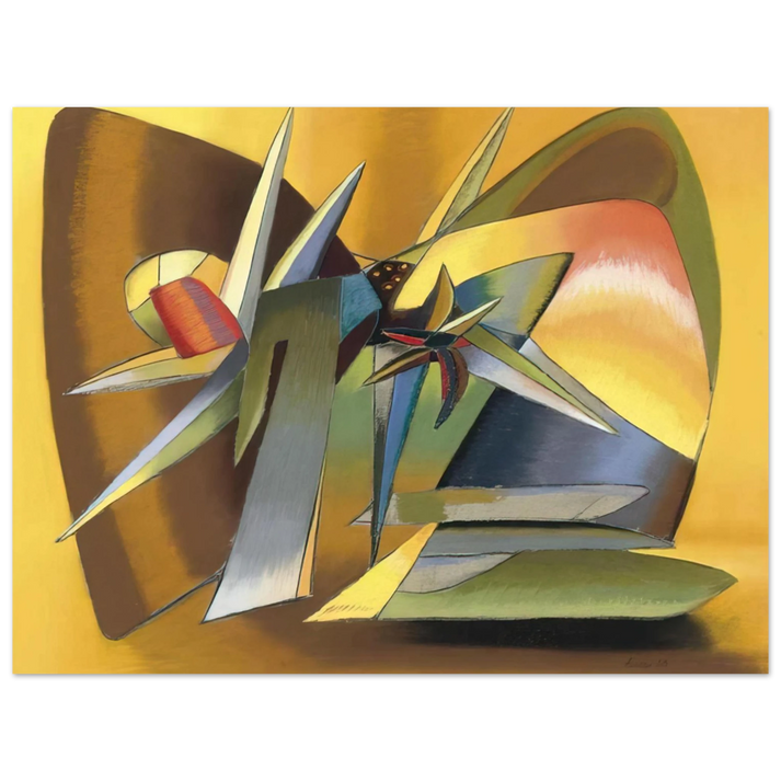 John Ferren - The Desert - 1938 75x100 cm / 30x40inches Fine Art Poster
