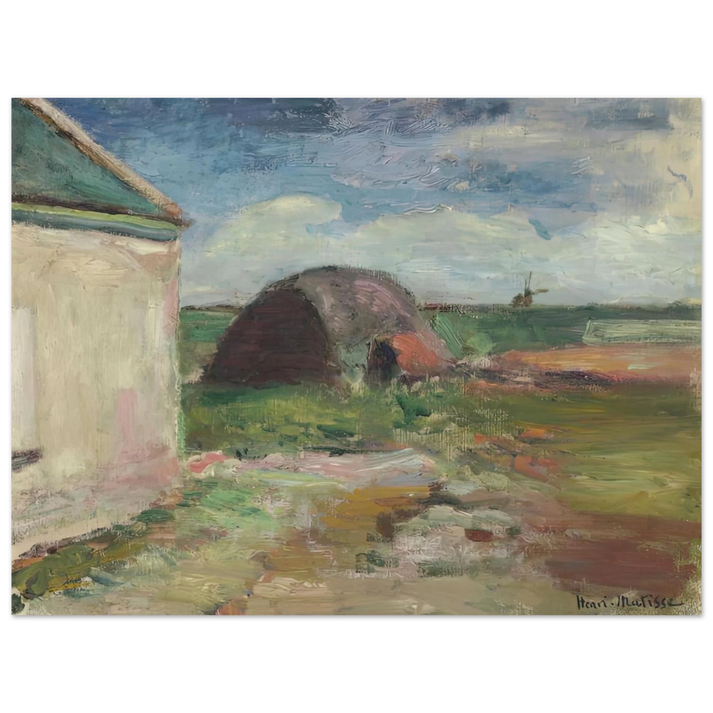 Henri Matisse - PAYSAGE DE BRETAGNE 1896 75x100 cm / 30x40inches Fine Art Poster