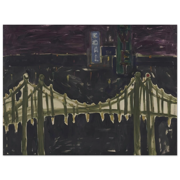 Allan Kaprow - George Washington Bridge 75x100 cm / 30x40inches Fine Art Poster