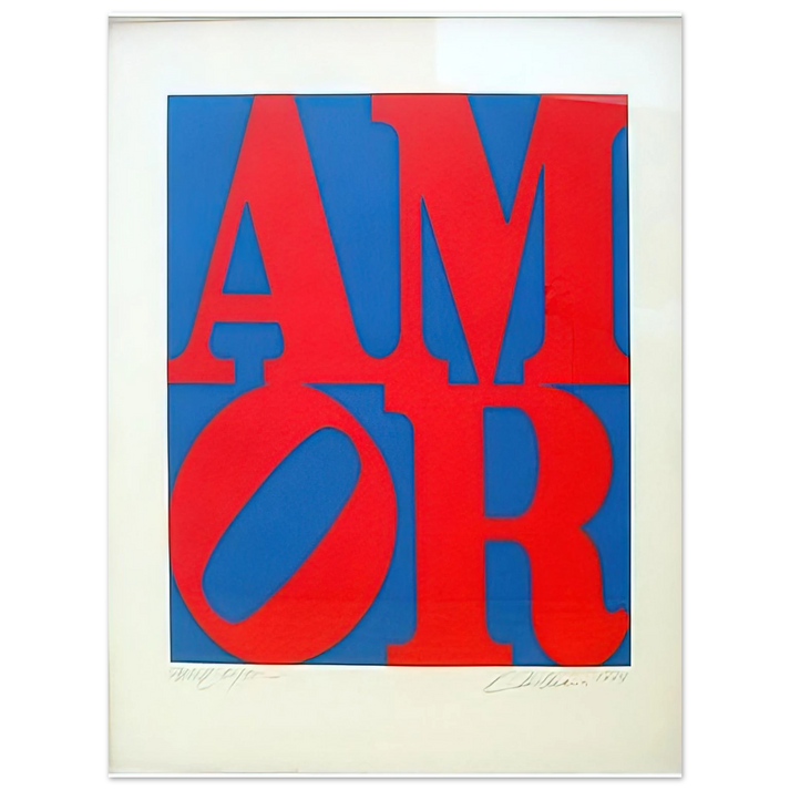 Robert Indiana - Amor 75x100 cm / 30x40inches Fine Art Poster