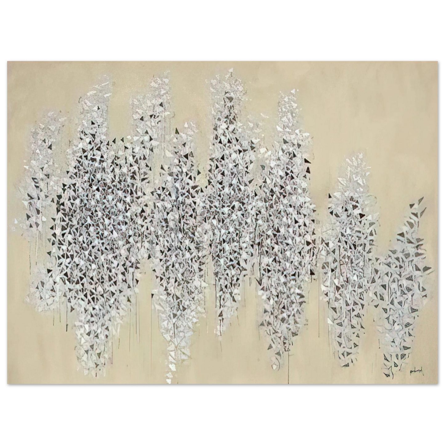 Robert Goodnough - Growth and Development - 1984 75x100 cm / 30x40inches Fine Art Poster