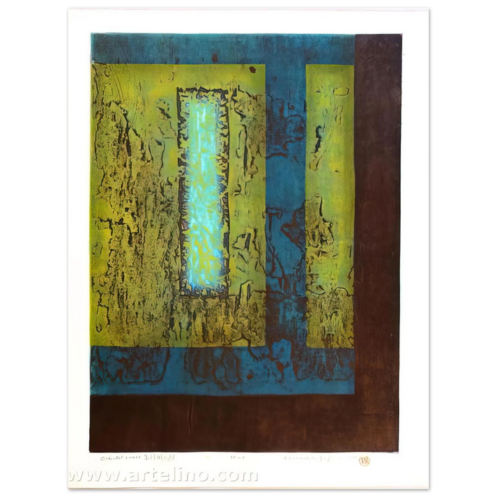 Hiroyuki Tajima - Oriental Wall - 1970 75x100 cm / 30x40inches Fine Art Poster