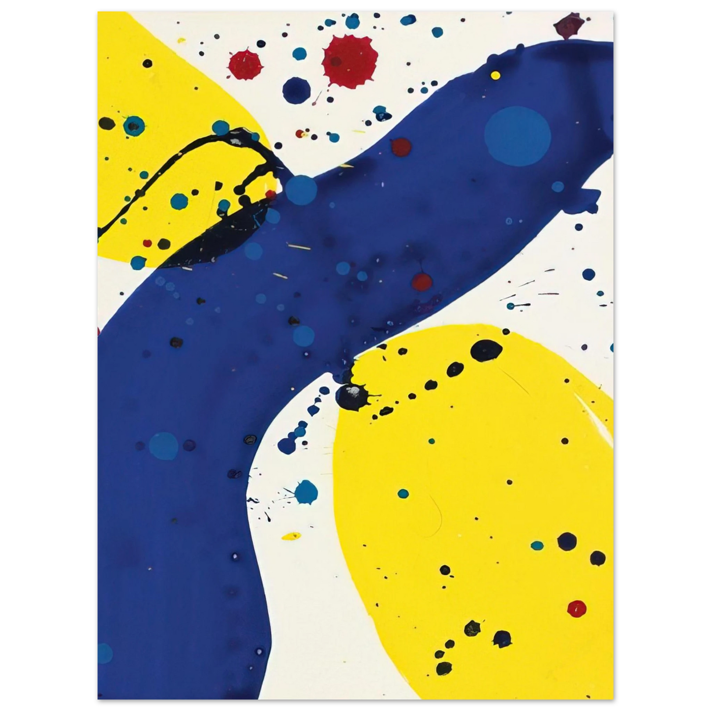 Sam Francis - Untitled from Pasadena Box 75x100 cm / 30x40inches Fine Art Poster
