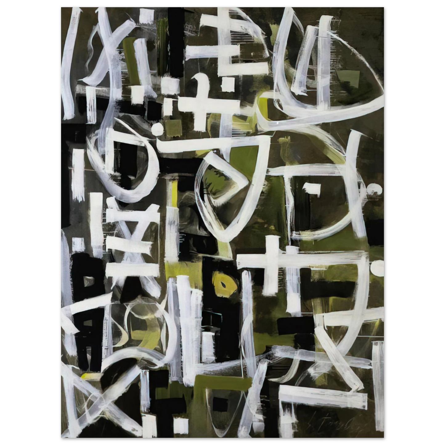 Bradley Walker Tomlin - Number 2 - 1950 75x100 cm / 30x40inches Fine Art Poster