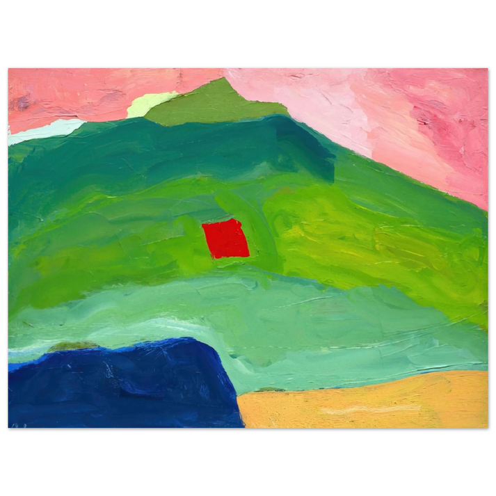 Etel Adnan - Untitled #17 - 1980 75x100 cm / 30x40inches Fine Art Poster