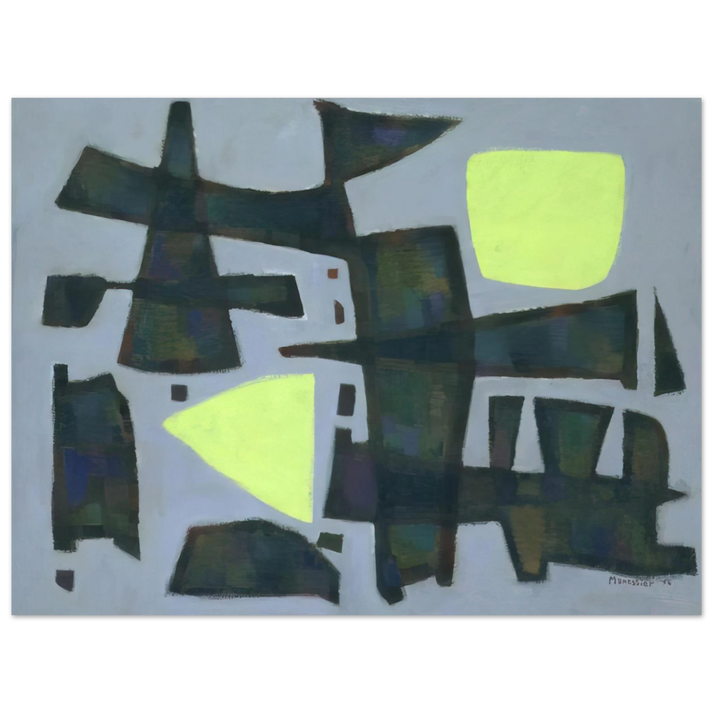 Alfred Manessier - -12° - 1956 75x100 cm / 30x40inches Fine Art Poster