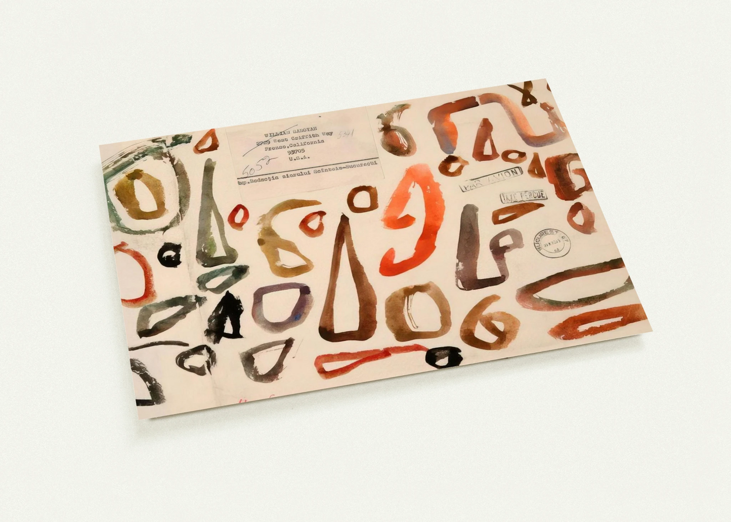 # 1 October 3 1972 - 1972 By William Saroyan Pack of 10 Post Cards | William Saroyan Post Cards | A6 (10.5 x 14.8 cm) - 4.1 x 5.8 inches