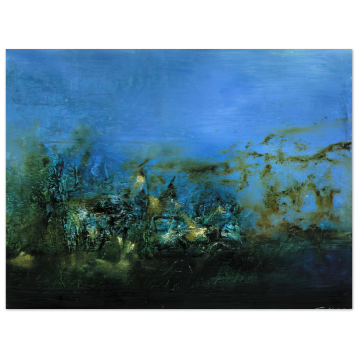 Zao Wou-Ki - 14 10 2002 2002 75x100 cm / 30x40inches Fine Art Poster