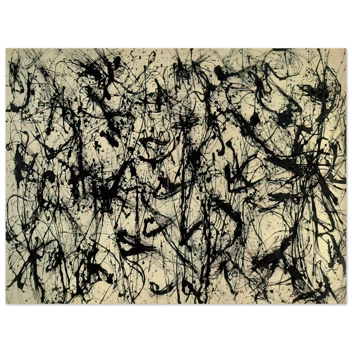 Jackson Pollock - NUMBER 32 1950 75x100 cm / 30x40inches Fine Art Poster