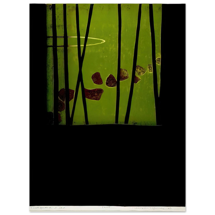 Hiroyuki Tajima - Small Garden - 1967 75x100 cm / 30x40inches Fine Art Poster