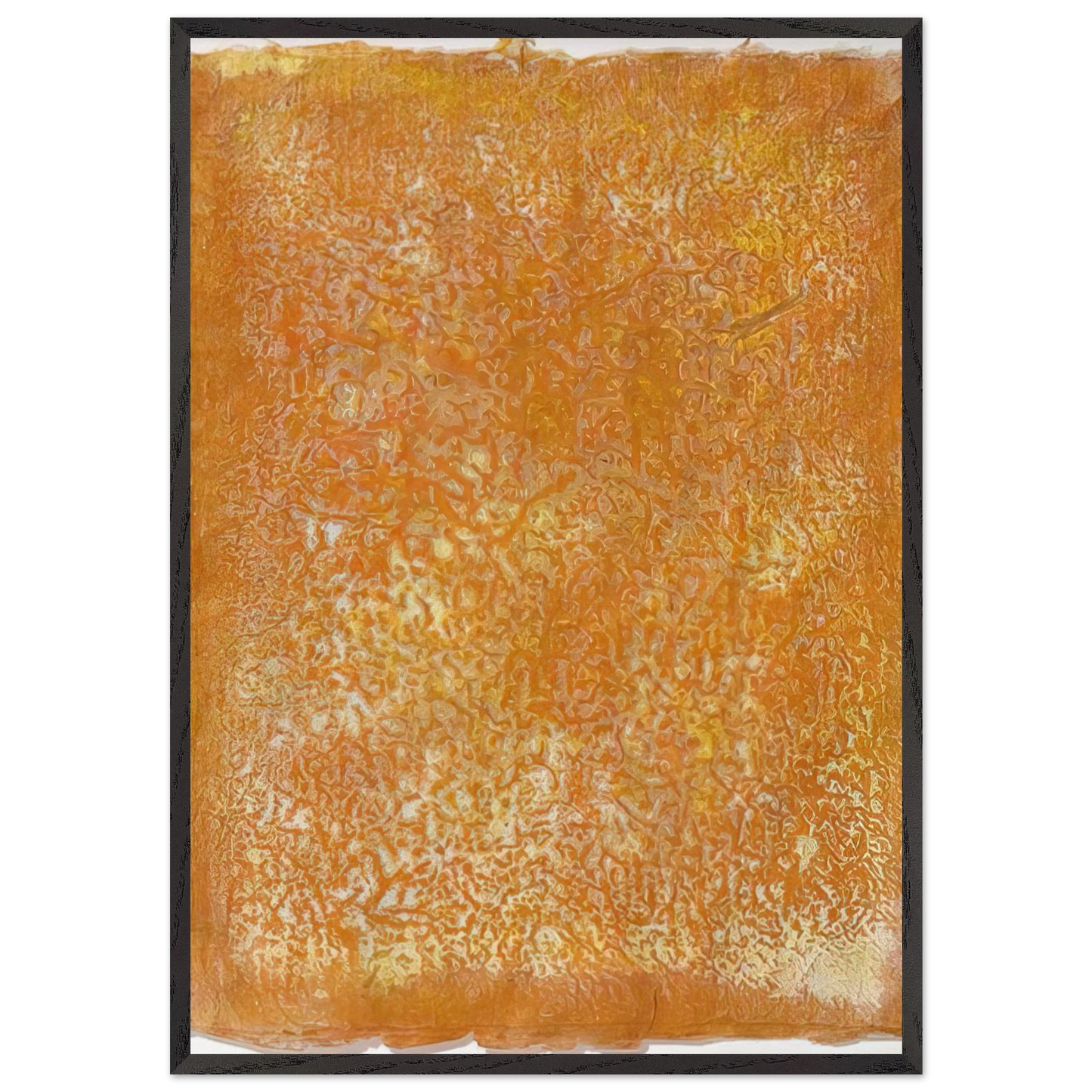 UNTITLED 2000 N1 - Gotthard Graubner 70x100 cm / 28x40 inches Framed Art Print – Black Wooden Frame