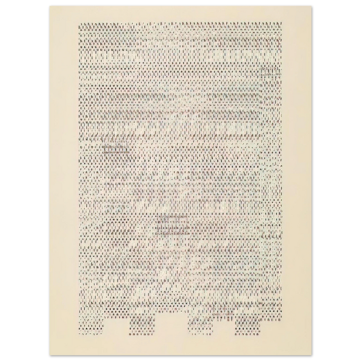 Dieter Roth - Idea - 1960 75x100 cm / 30x40inches Fine Art Poster
