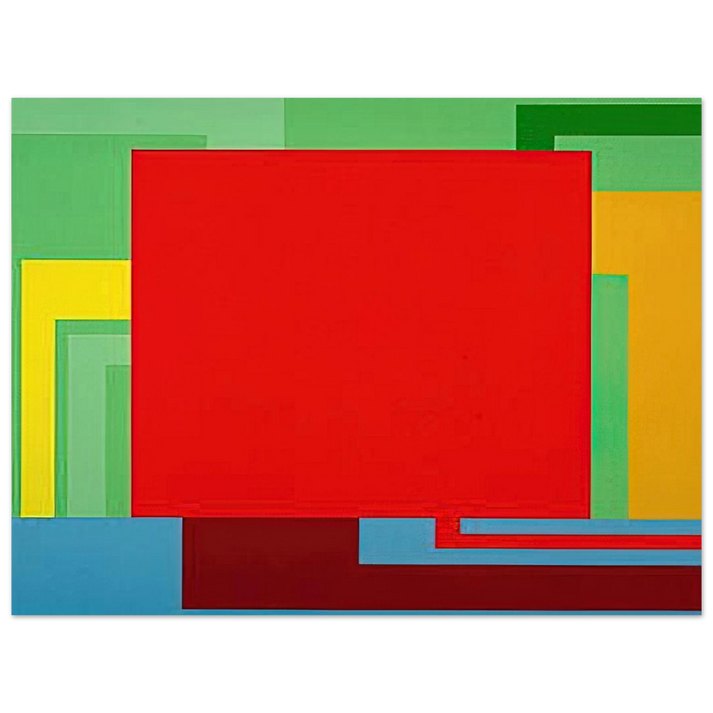 Peter Halley - Soul Control - 1991 75x100 cm / 30x40inches Fine Art Poster