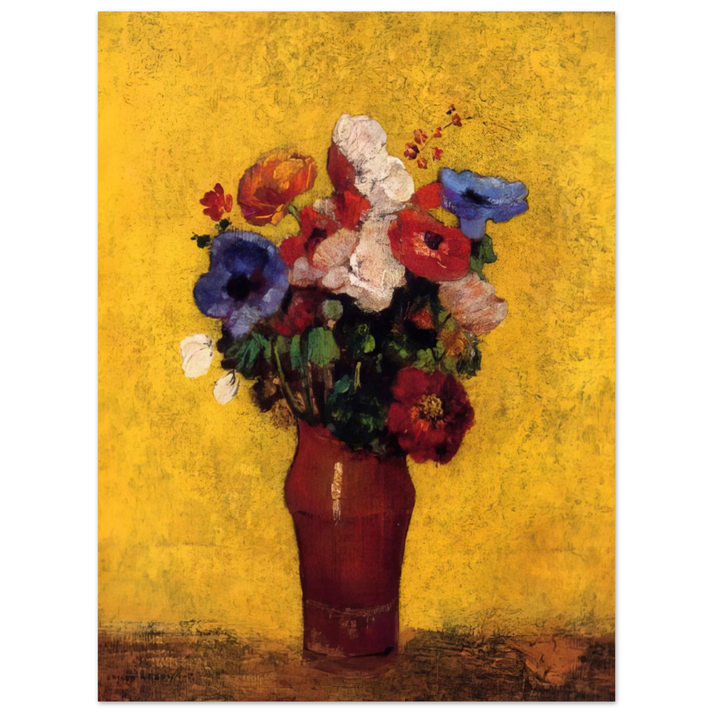 Odilon Redon - FLOWERS 4 75x100 cm / 30x40inches Fine Art Poster