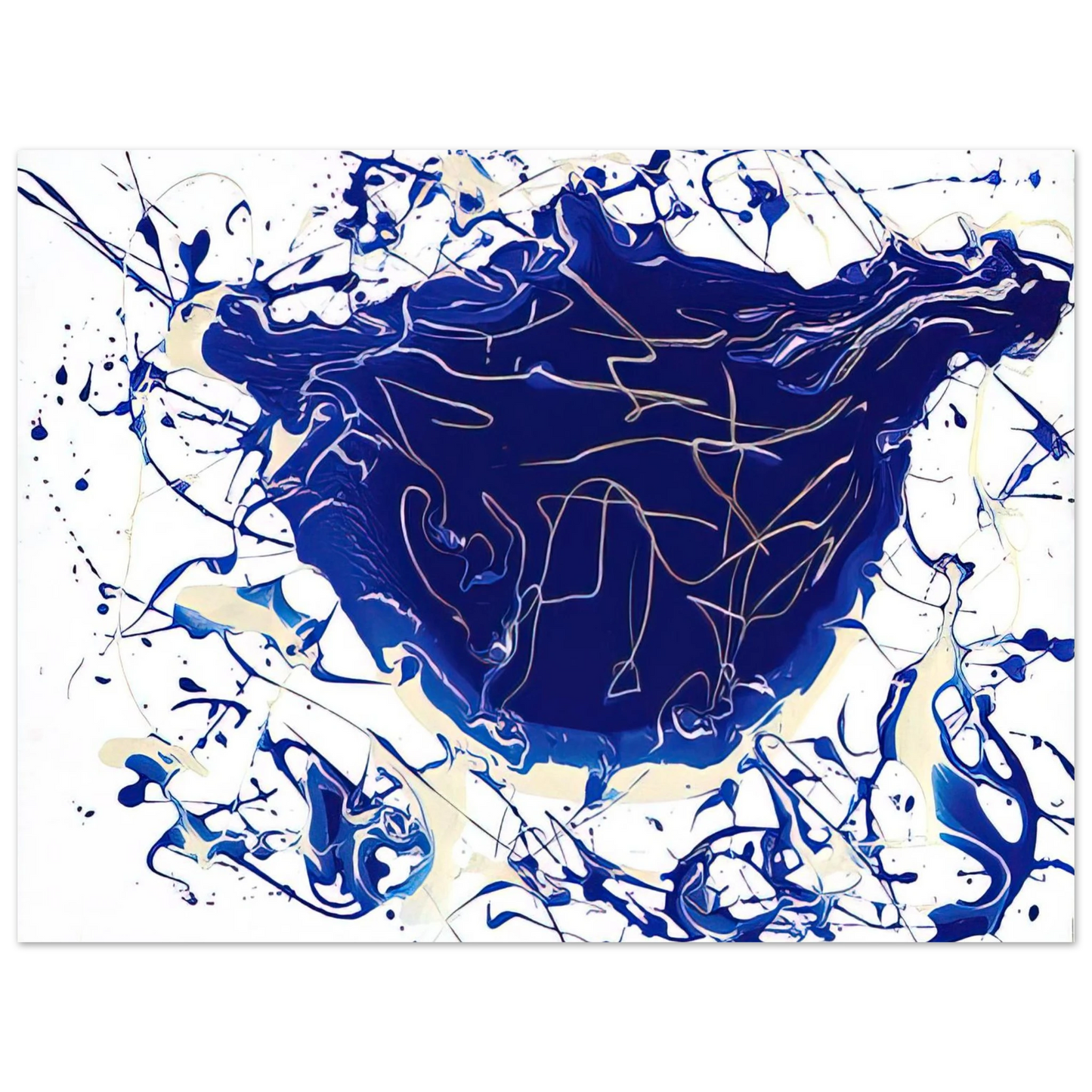 Sam Francis - Untitled SFP92-15 SFF1671 75x100 cm / 30x40inches Fine Art Poster