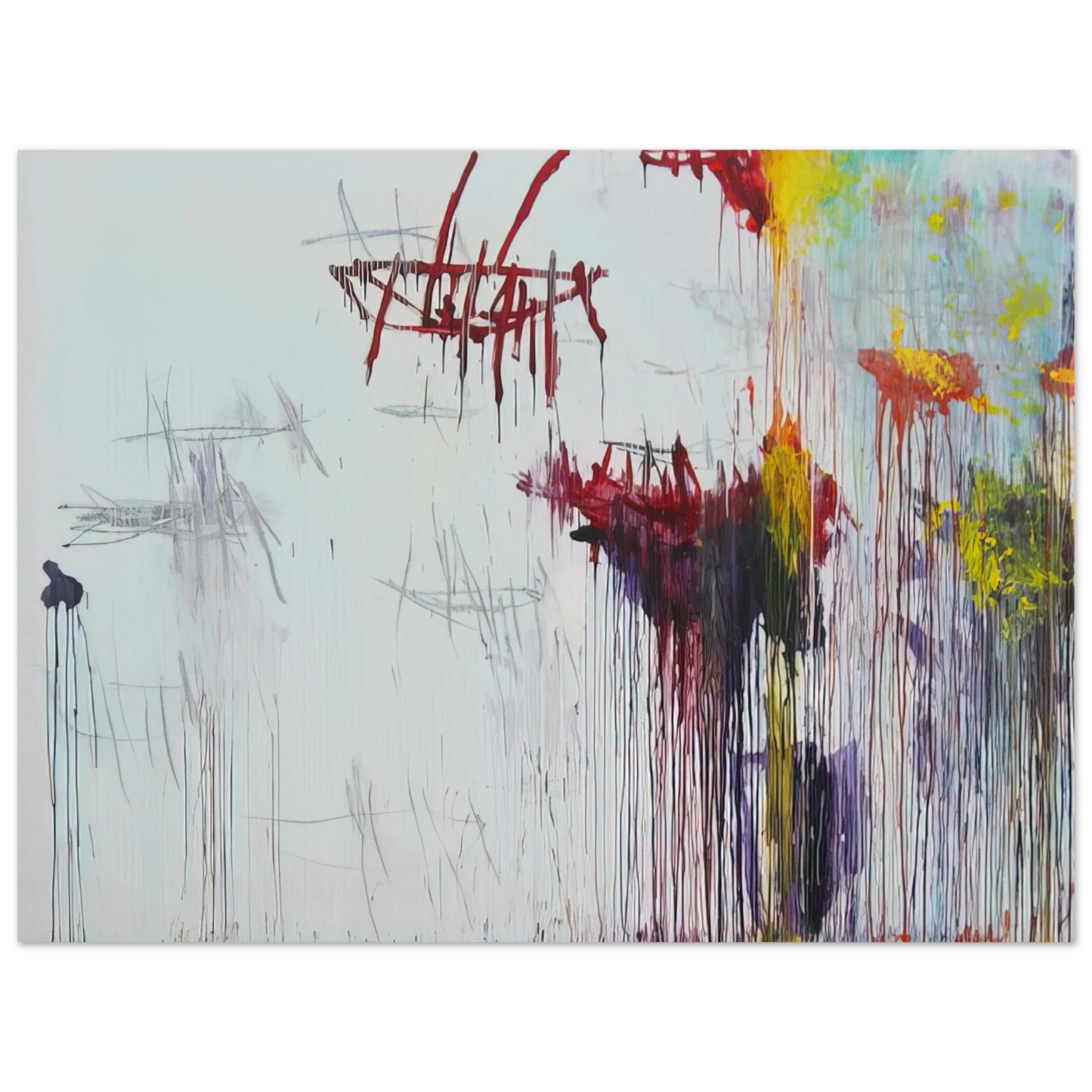 Cy Twombly - Lepanto, Part VI 75x100 cm / 30x40inches Fine Art Poster