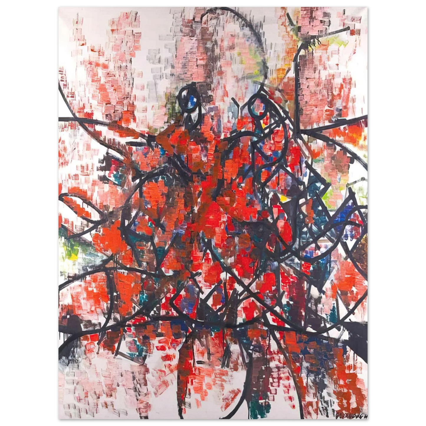 Robert Goodnough - Mambo - 1956 75x100 cm / 30x40inches Fine Art Poster