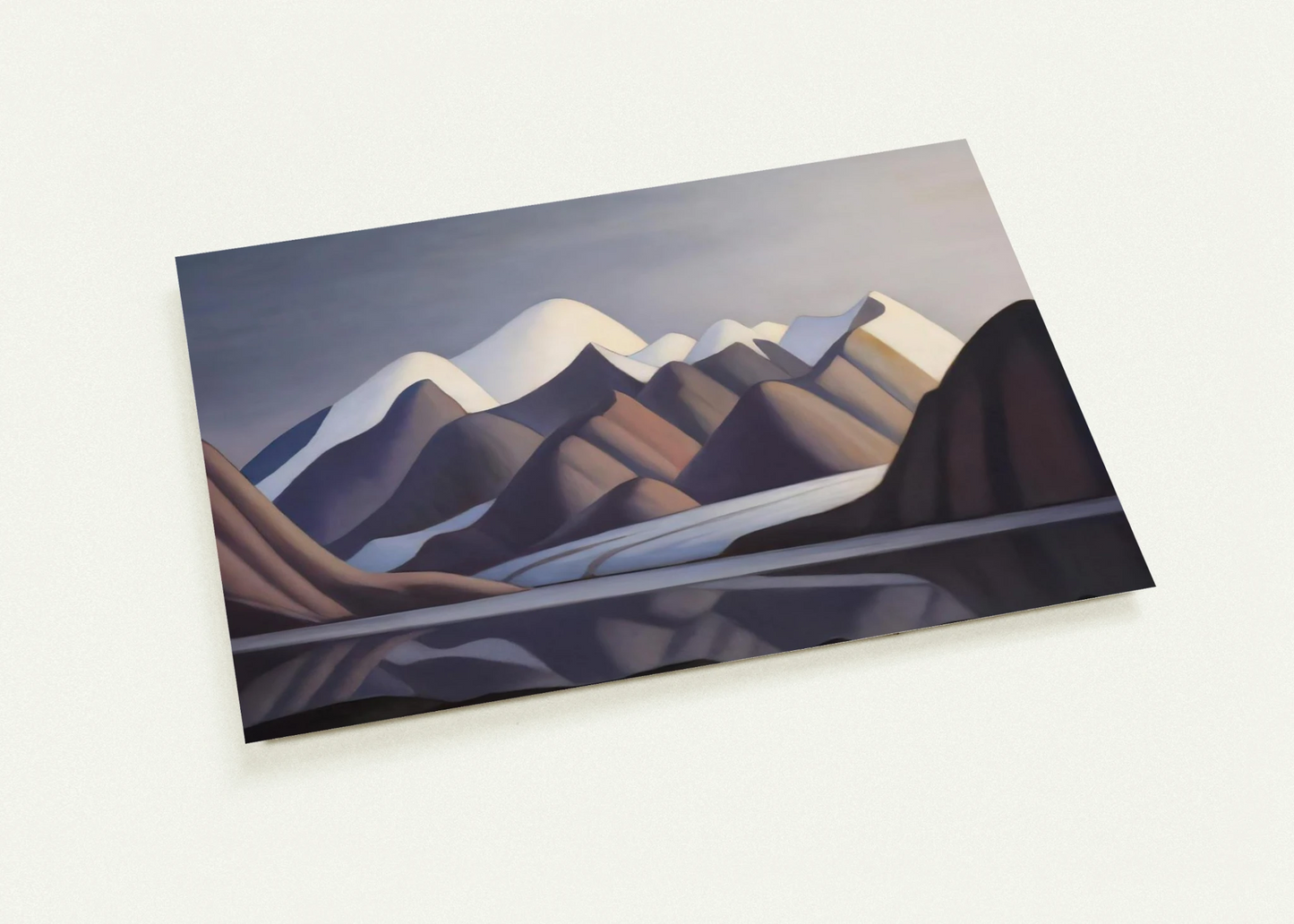 Mount Thule, Bylot Island - 1930 By Lawren Harris Pack of 10 Post Cards | Lawren Harris Post Cards | A6 (10.5 x 14.8 cm) - 4.1 x 5.8 inches
