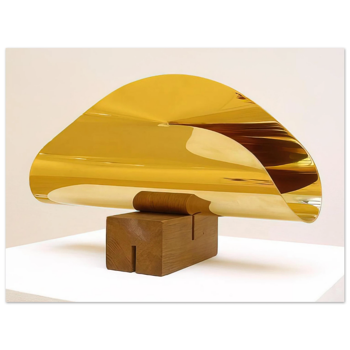 Max Bill - Fläche im Raum von einer Linie begrenzt - 1952 75x100 cm / 30x40inches Fine Art Poster