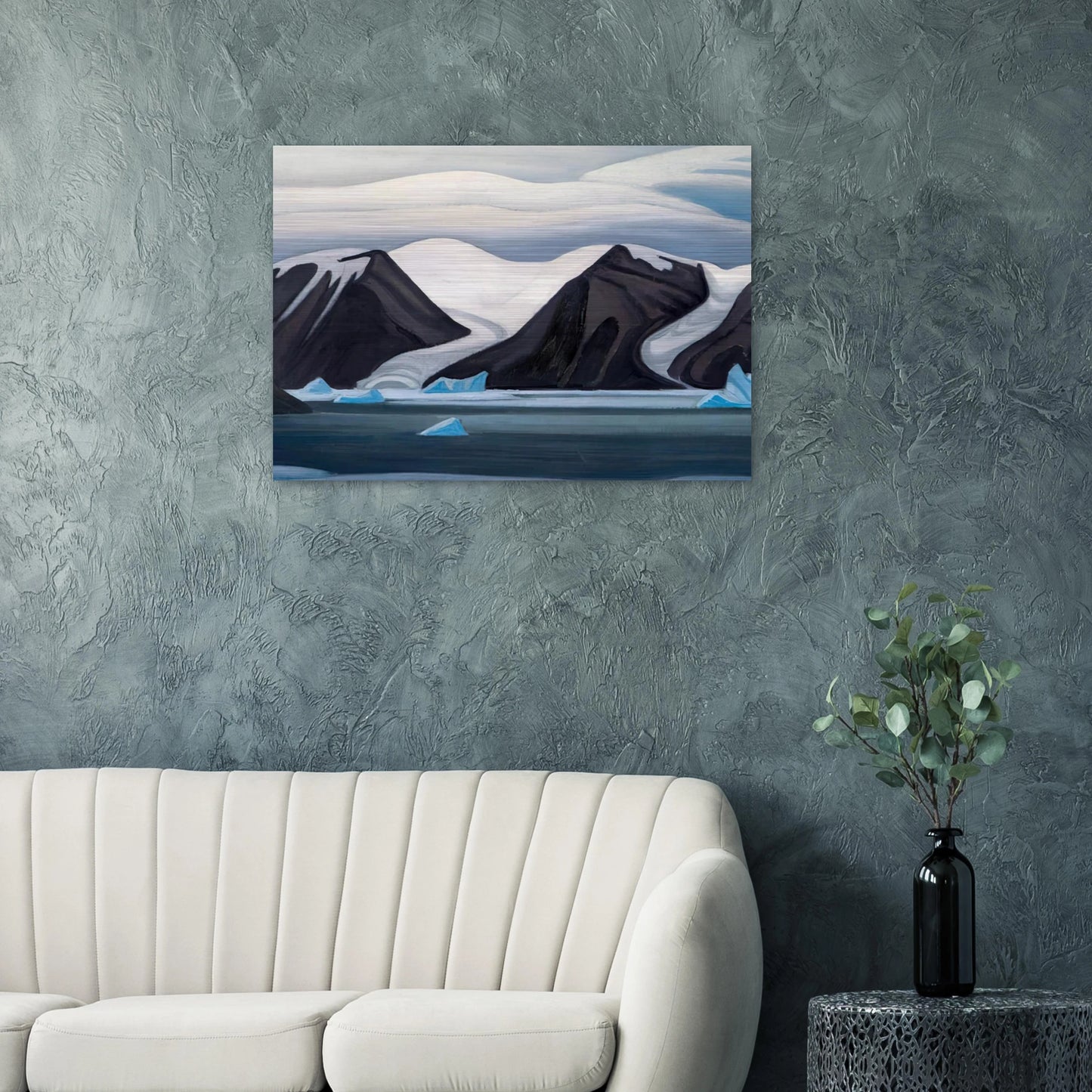 Nerke, Greenland - 1930 - Lawren Harris Brushed Aluminum Print - 70x100 cm / 28x40 inches | Lawren Harris Aluminum Print | Lawren Harris Prints