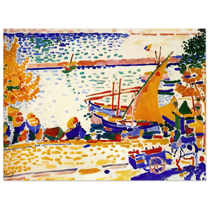 Andre Derain - THE PORT OF COLLIOURE 1905 1 75x100 cm / 30x40inches Fine Art Poster