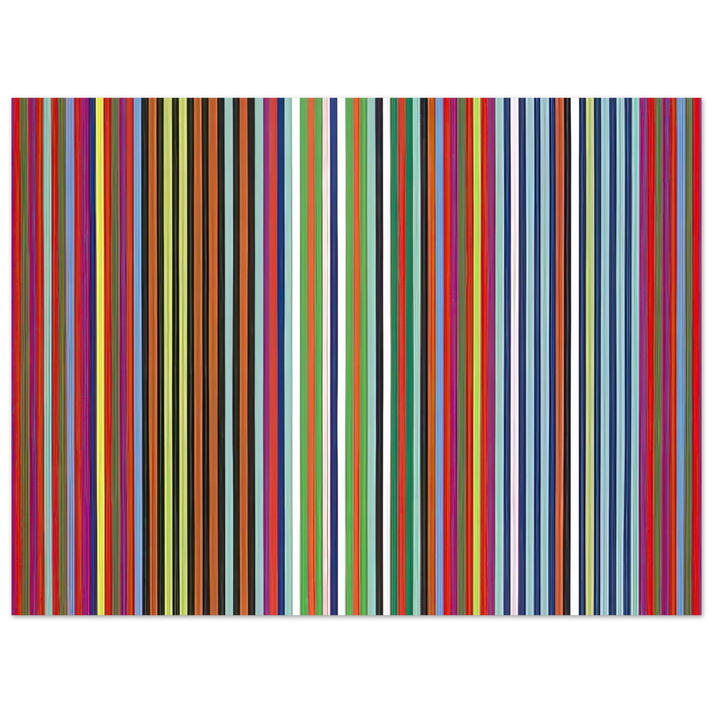Gene Davis - Flamingo - 1965 75x100 cm / 30x40inches Fine Art Poster