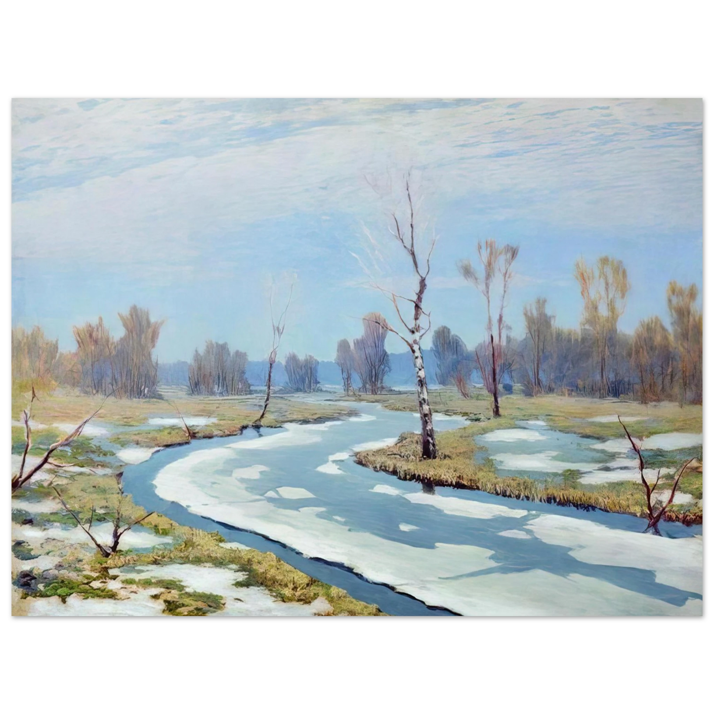 Arkhyp Kuindzhi - Early spring 75x100 cm / 30x40inches Fine Art Poster