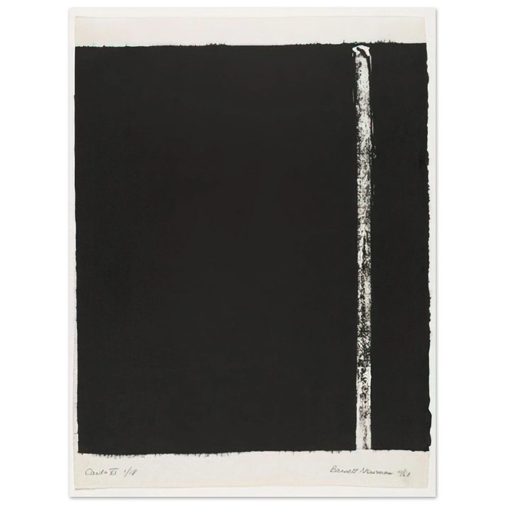 Barnett Newman - Canto VI 75x100 cm / 30x40inches Fine Art Poster