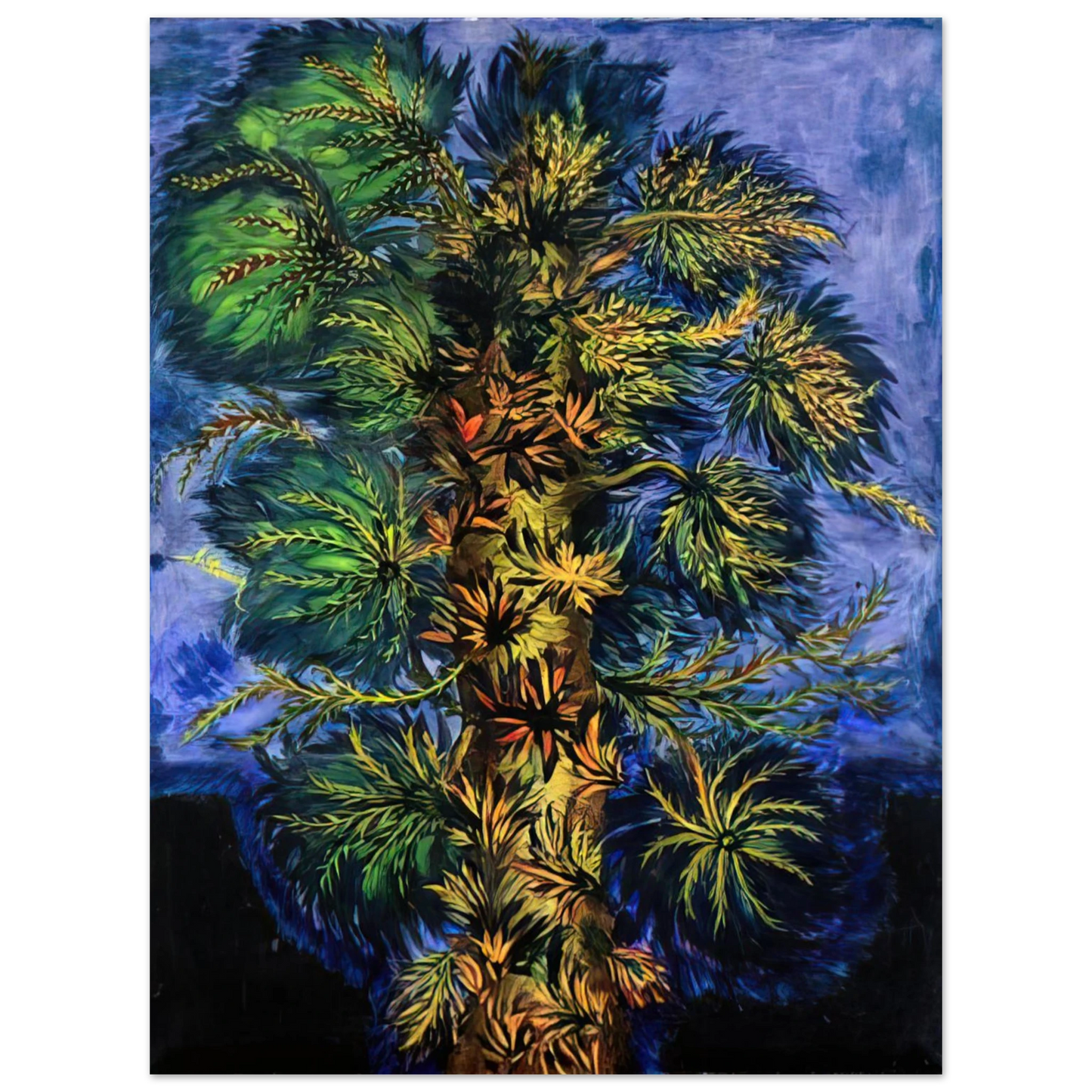Seraphine Louis - Tree - 1930 75x100 cm / 30x40inches Fine Art Poster