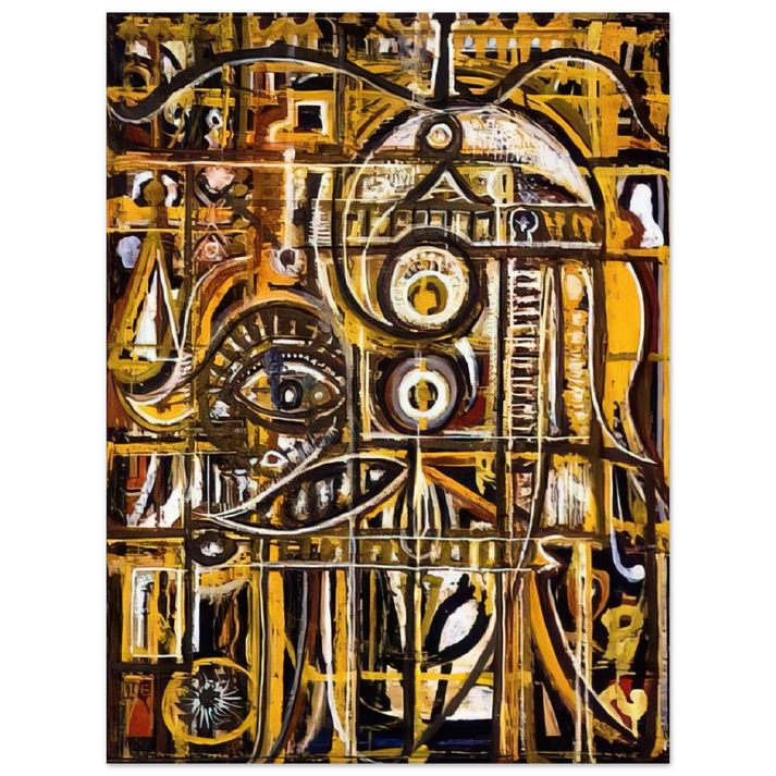 Richard Pousette-Dart - Abstract Eye 75x100 cm / 30x40inches Fine Art Poster