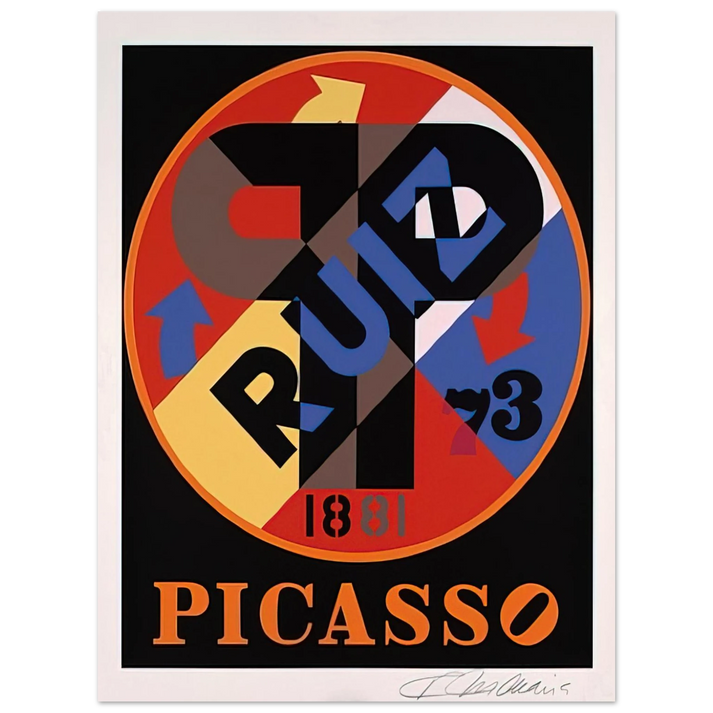 Robert Indiana - Picasso, The American Dream 75x100 cm / 30x40inches Fine Art Poster