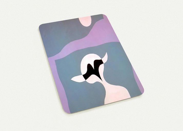 Man, mustache, navel By Jean Arp Pack of 10 Post Cards | Jean Arp Post Cards | A6 (10.5 x 14.8 cm) - 4.1 x 5.8 inches