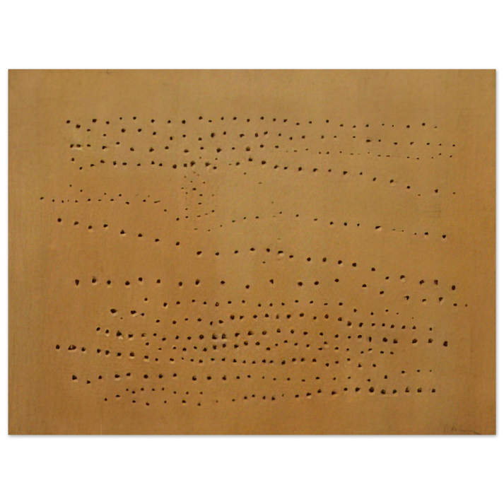 Lucio Fontana - Concept Spatiale - 1950 75x100 cm / 30x40inches Fine Art Poster
