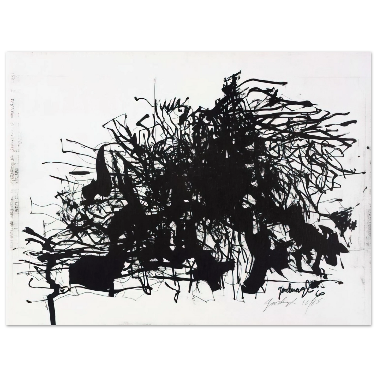Robert Goodnough - Nomads - 1960 75x100 cm / 30x40inches Fine Art Poster