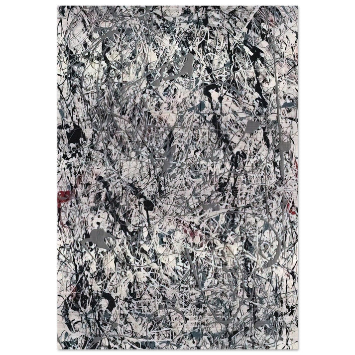 NUMBER 19 1948 - Jackson Pollock Brushed Aluminum Print - 70x100 cm / 28x40 inches | Jackson Pollock Aluminum Print | Jackson Pollock Prints