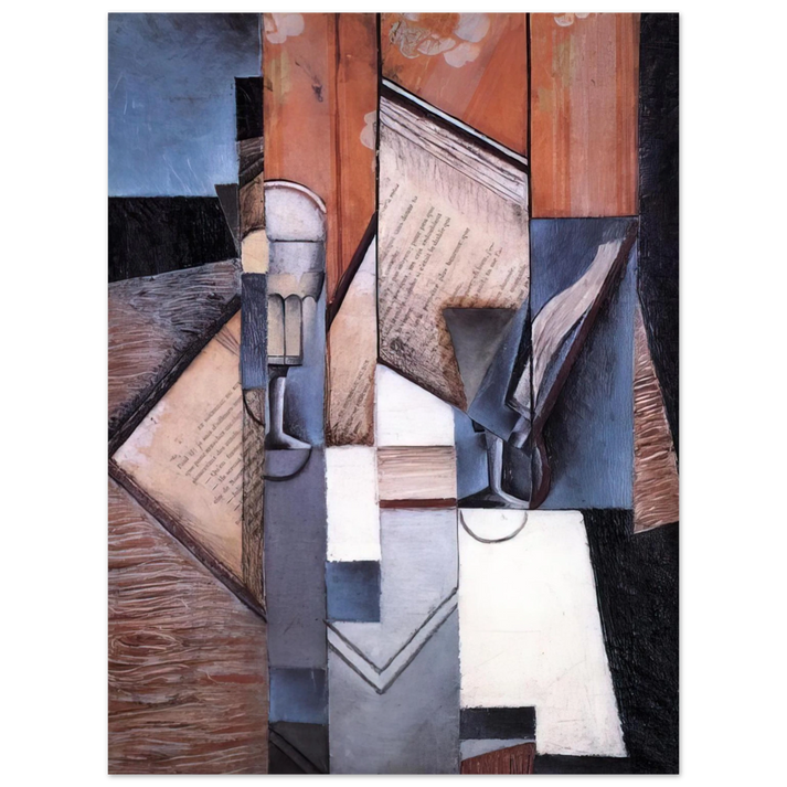 Juan Gris - THE BOOK 1913 75x100 cm / 30x40inches Fine Art Poster