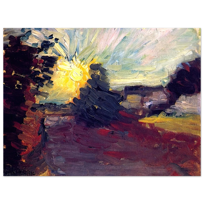 Henri Matisse - SUNSET IN CORSICA 1898 75x100 cm / 30x40inches Fine Art Poster