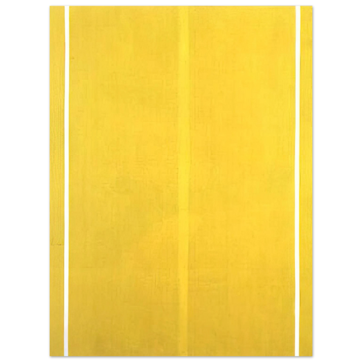 Barnett Newman - Yellow Painting 75x100 cm / 30x40inches Fine Art Poster