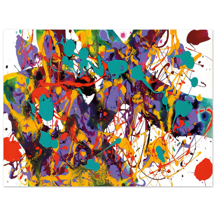 Sam Francis - Untitled SFP94-35 SFF 1711 75x100 cm / 30x40inches Fine Art Poster