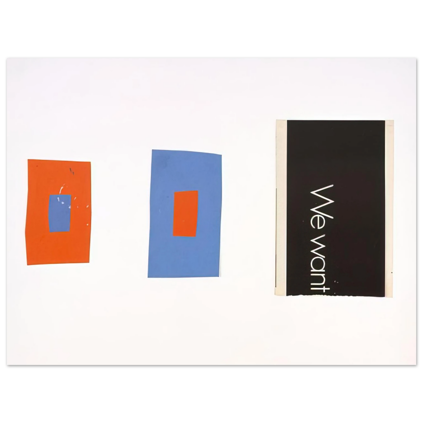 Ellsworth Kelly - Tablet #105 75x100 cm / 30x40inches Fine Art Poster