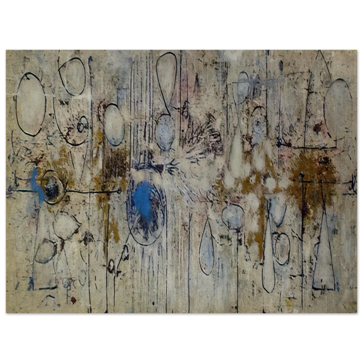Richard Pousette-Dart - By the Sea - 1957 75x100 cm / 30x40inches Fine Art Poster