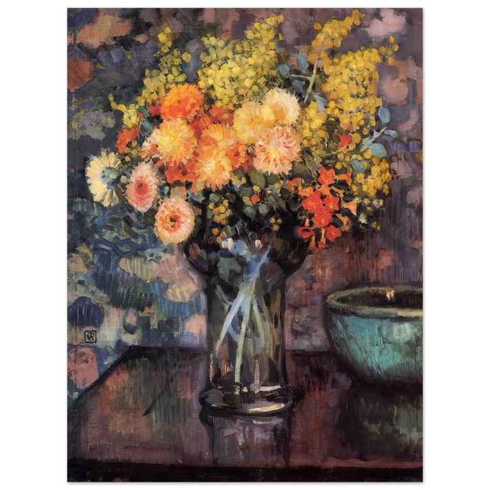Theo van Rysselberghe - VASE OF FLOWERS 75x100 cm / 30x40inches Fine Art Poster