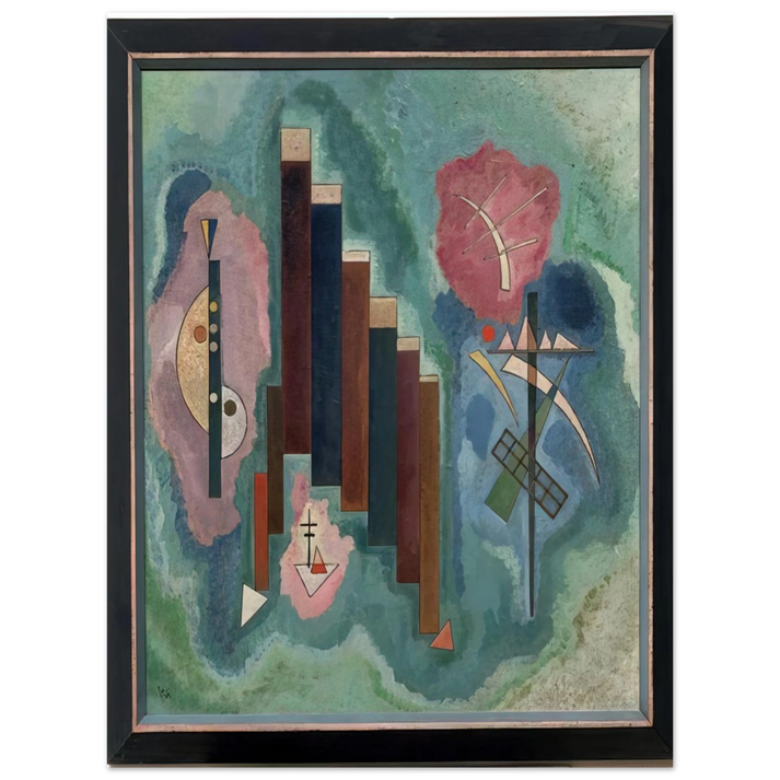 Wassily Kandinsky - DOWNWARDS 1929 75x100 cm / 30x40inches Fine Art Poster