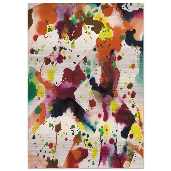 Untitled SF72-027 - Sam Francis Brushed Aluminum Print - 70x100 cm / 28x40 inches | Sam Francis Aluminum Print | Sam Francis Prints