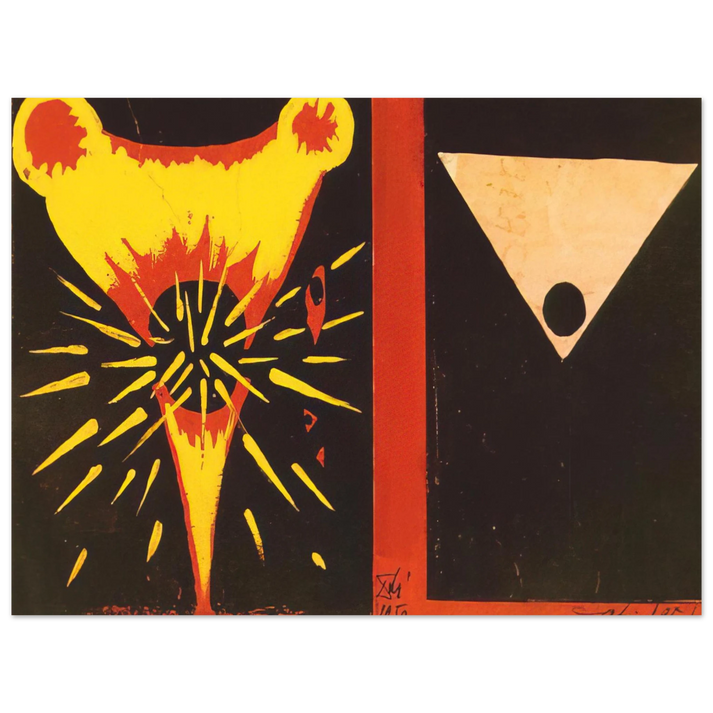 Salvador Dali - STUDY FOR CHRIST OF ST JOHN OF THE CROSS 1951 75x100 cm / 30x40inches Fine Art Poster