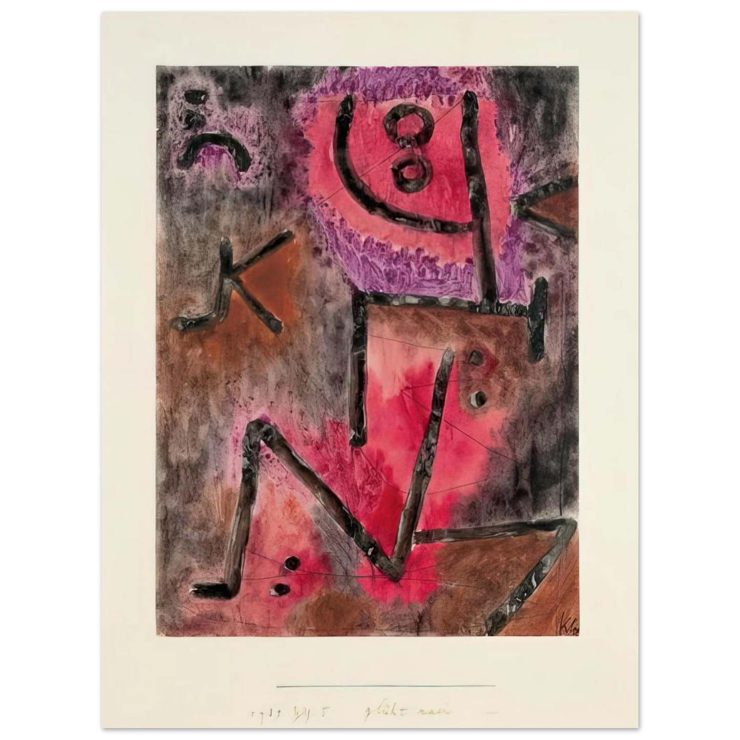 Paul Klee - AFTER ANNEALING 1940 75x100 cm / 30x40inches Fine Art Poster